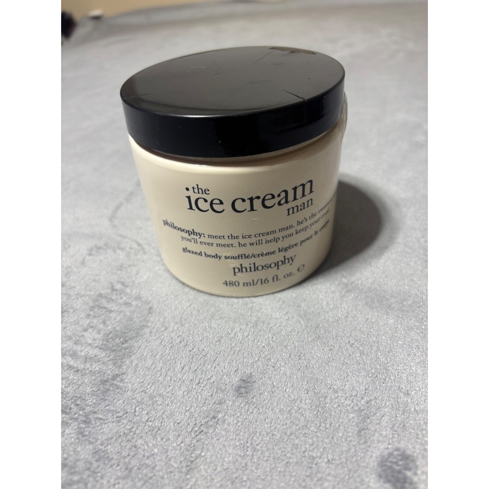 Philosophy The Ice Cream Man Glazed Body Souffle 16 Oz Unused